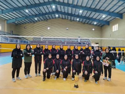 قهرمانی تیم والیبال بانوان پتروشیمی مارون در لیگ برتر استان خوزستان