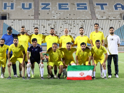 دیدار دوستانه رسانه‌ورزش و استقلال خوزستان