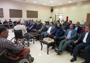 دیدار مدیر عامل نفت و گاز مارون با جانبازان نخاعی خوزستان
