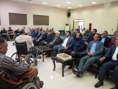 دیدار مدیر عامل نفت و گاز مارون با جانبازان نخاعی خوزستان