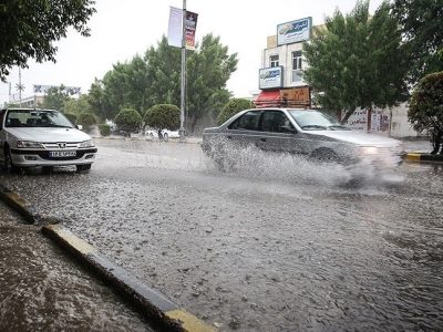 بارش‌های رگباری، تگرگ و گردوخاک در ۸ استان